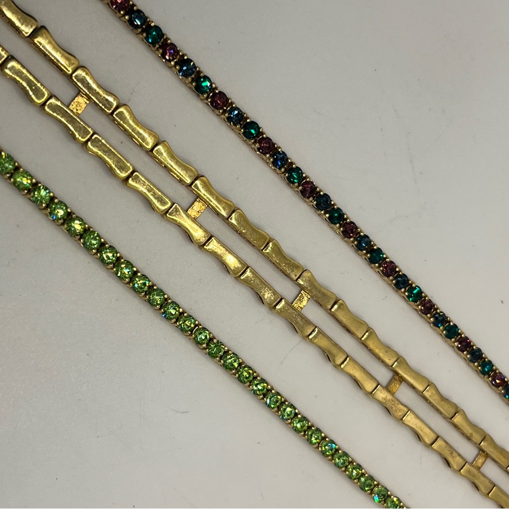 Joan Rivers Interlocking Interchangeable Gold Ton… - image 3